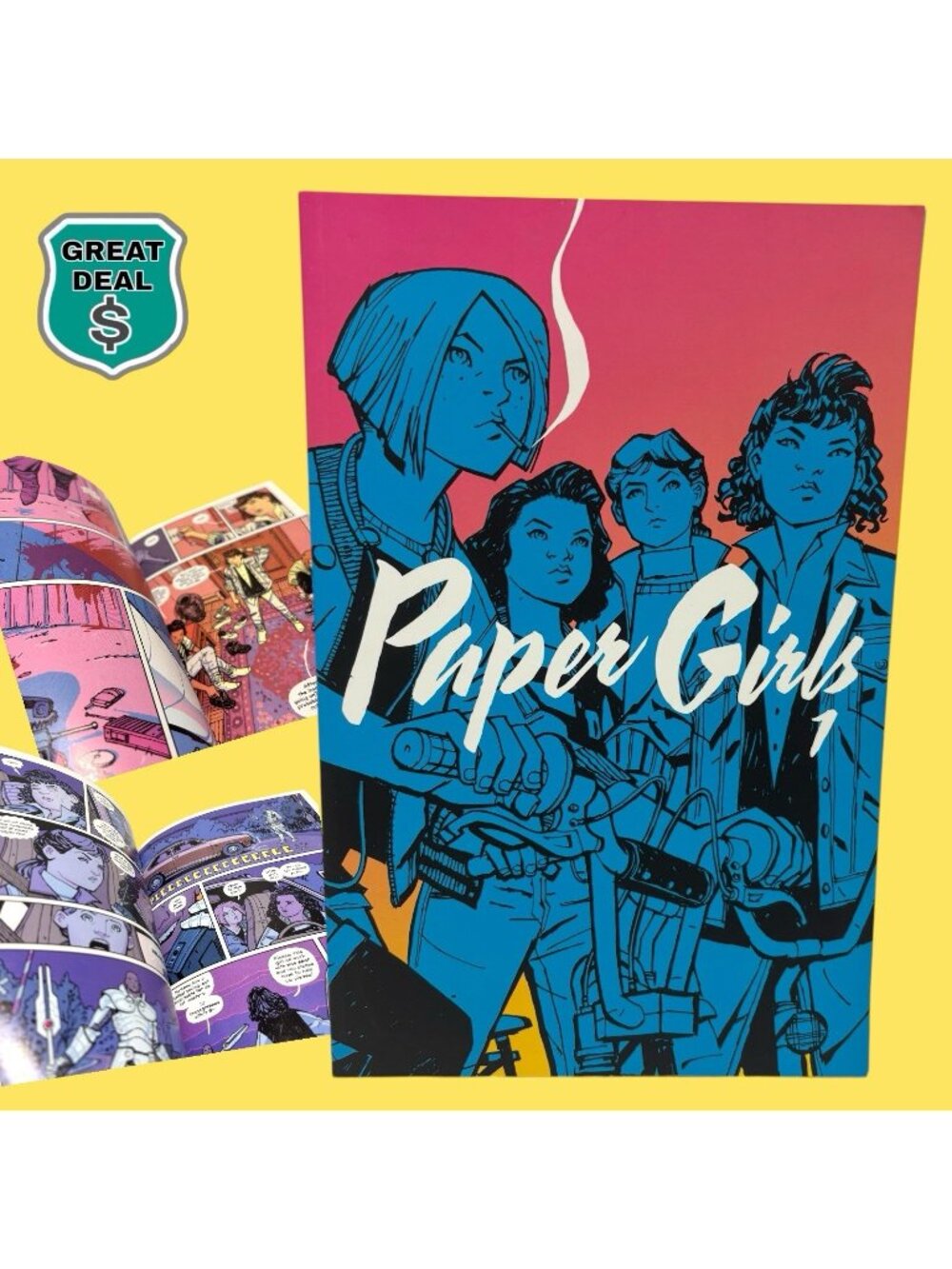 Image: Paper Girls 1 - Graphic Novel Trade Paperback.